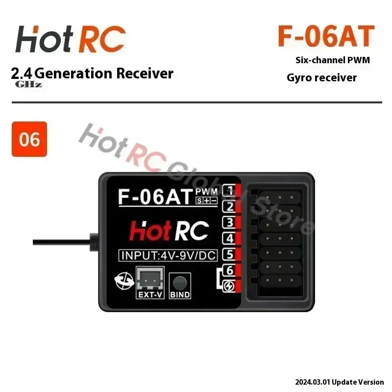 HOTRC 2.4Ghz 4/6/8 Channel F-0 - Drone Racing Receiver 评论和价格